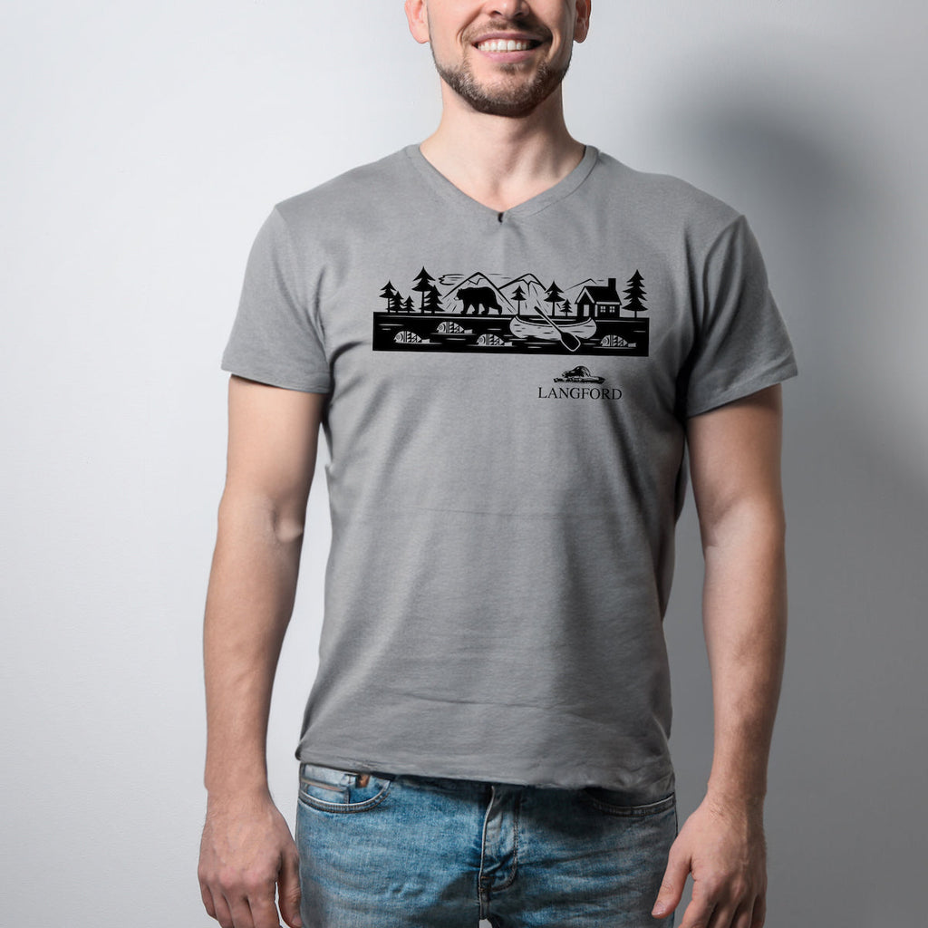 Langford Canoe - Landscape T-Shirt
