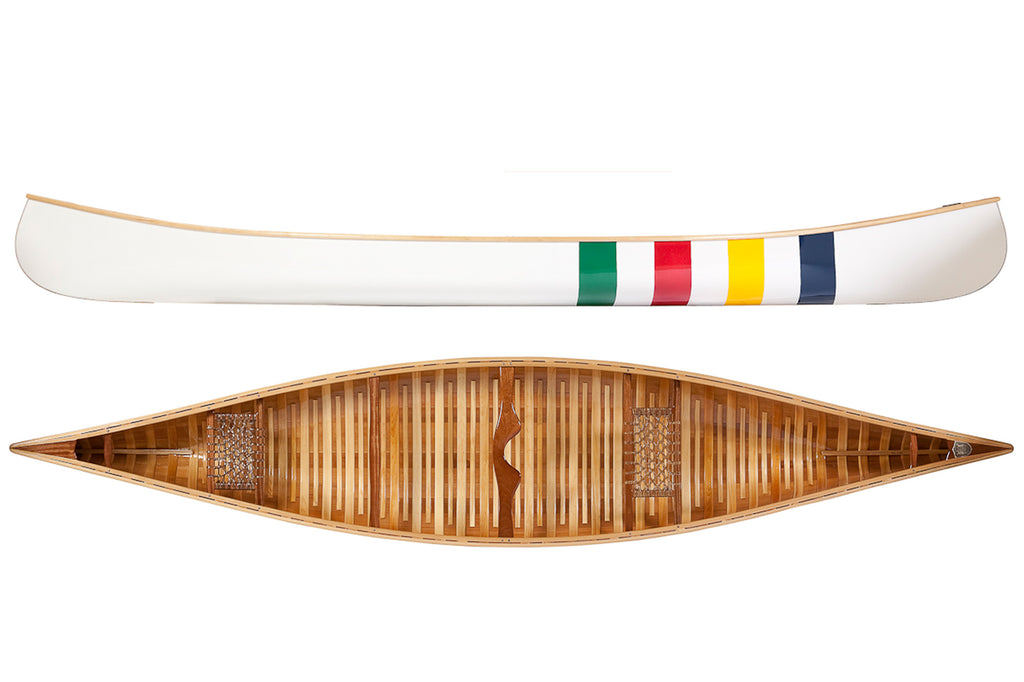 Langford Canoe - HBC Multi-stripe 16′