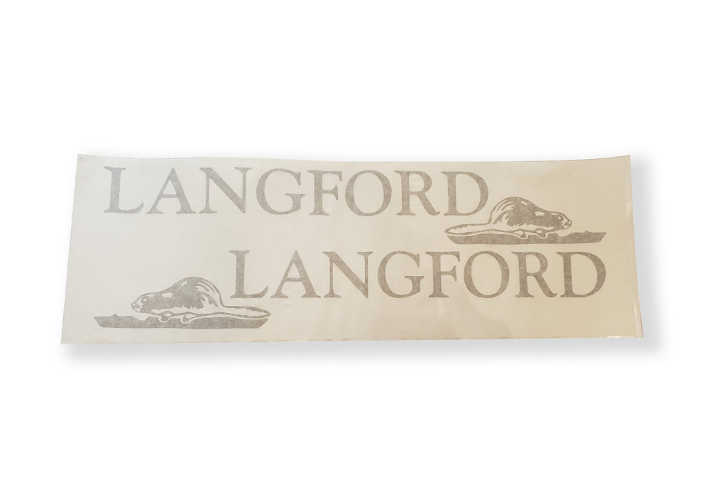 Langford Canoe Decal